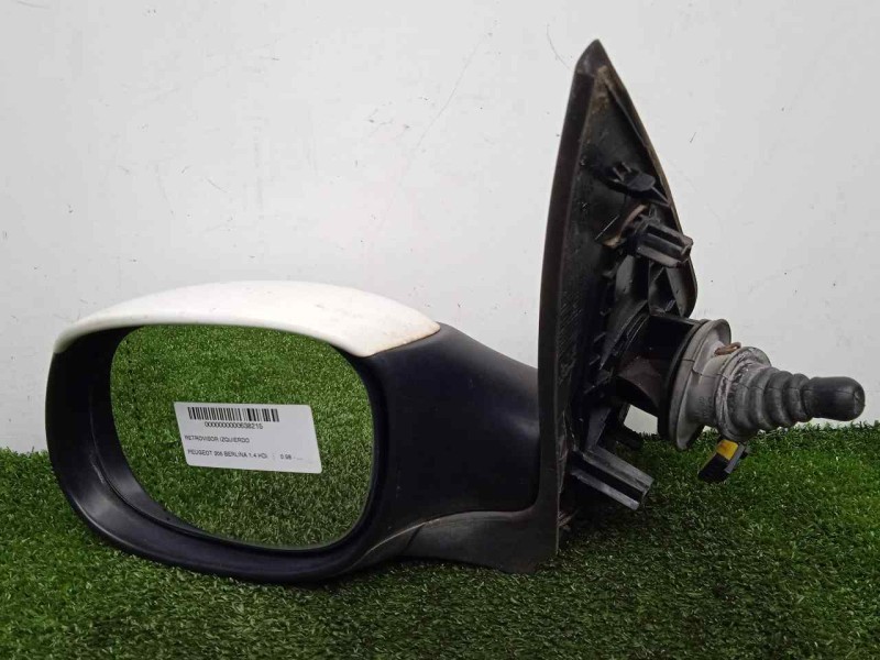 Recambio de retrovisor izquierdo para peugeot 206 berlina 1.4 hdi referencia OEM IAM SINREFERENCIA MANUAL BLANCO