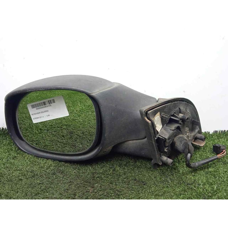 Recambio de retrovisor izquierdo para citroën c3 1.4 referencia OEM IAM  02-09 - ELECTRICO - 3.PINES NEGRO.PLASTCO