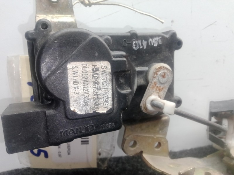 Recambio de cerradura puerta trasera izquierda para hyundai accent (x3) 1.3 cat referencia OEM IAM  ELECTRICA 4.PINES