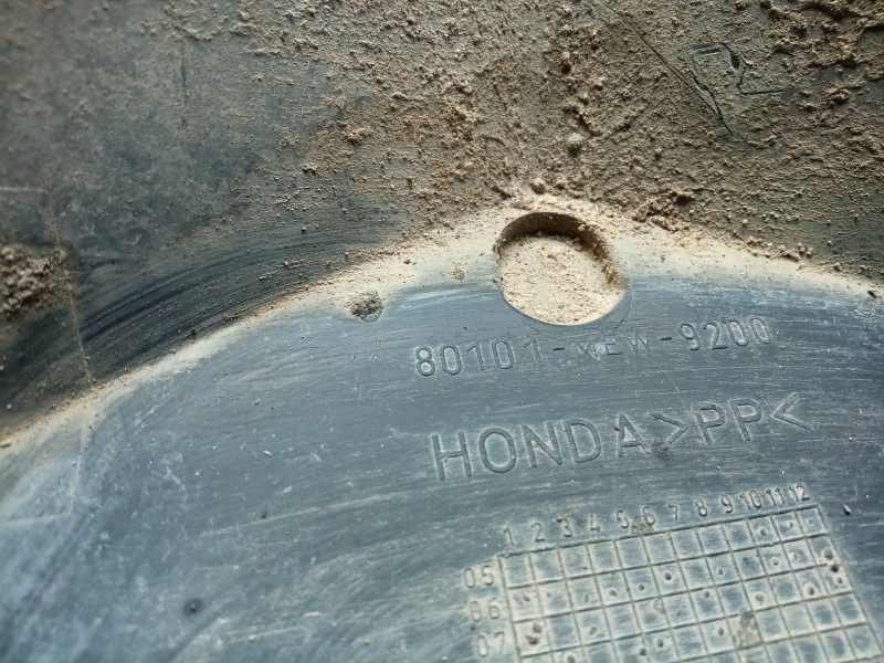 Recambio de guardabarros trasero para honda nt 700 v deauville referencia OEM IAM 80101MEW9200  