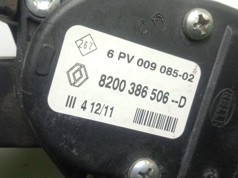 Recambio de potenciometro pedal para dacia sandero 1.5 dci referencia OEM IAM 8200386506D  