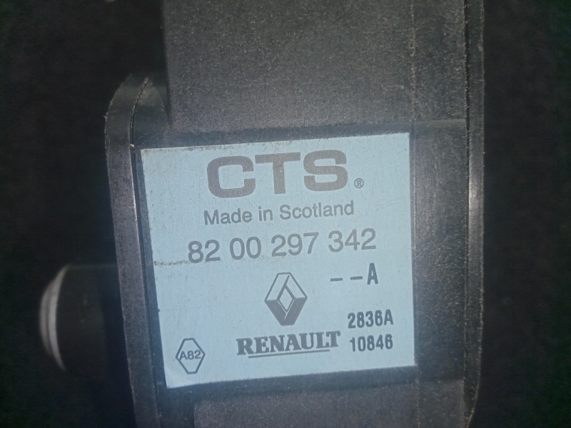 Recambio de potenciometro pedal para renault clio iii 1.2 referencia OEM IAM 8200297342A  