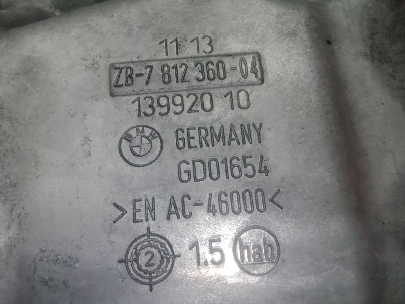 Recambio de carter para bmw 1 (f20) 116 d referencia OEM IAM ZB781236004 - 13992010  