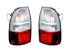 Recambio de piloto trasero izquierdo para mitsubishi l 200 (k6/7) referencia OEM IAM 16515633  BLANCO Y ROJO