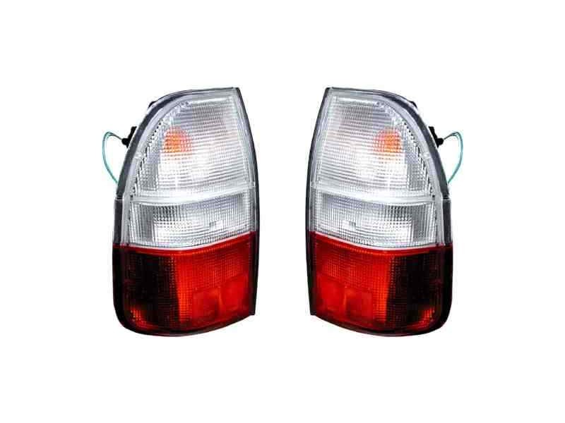 Recambio de piloto trasero izquierdo para mitsubishi l 200 (k6/7) referencia OEM IAM 16515633  BLANCO Y ROJO