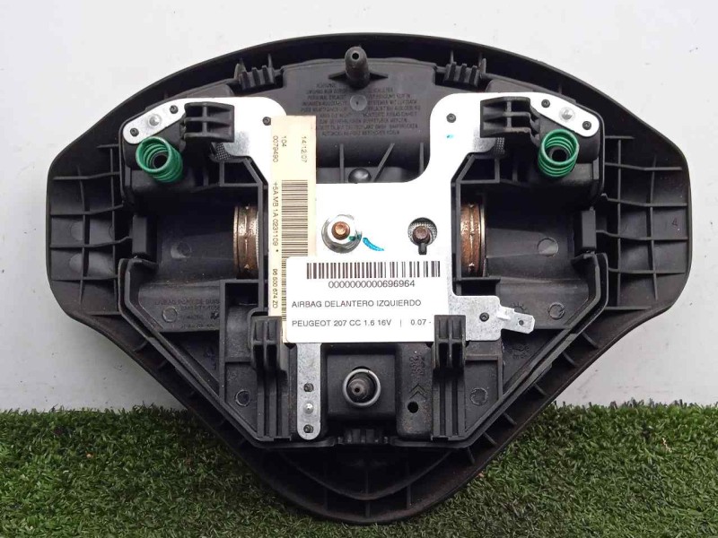 Recambio de airbag delantero izquierdo para peugeot 207 cc 1.6 16v referencia OEM IAM 96500674ZD  