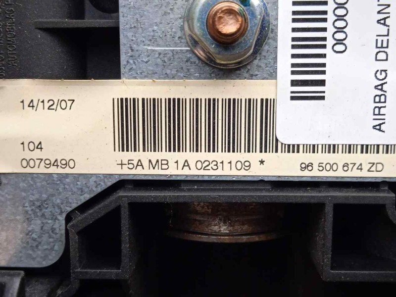 Recambio de airbag delantero izquierdo para peugeot 207 cc 1.6 16v referencia OEM IAM 96500674ZD  