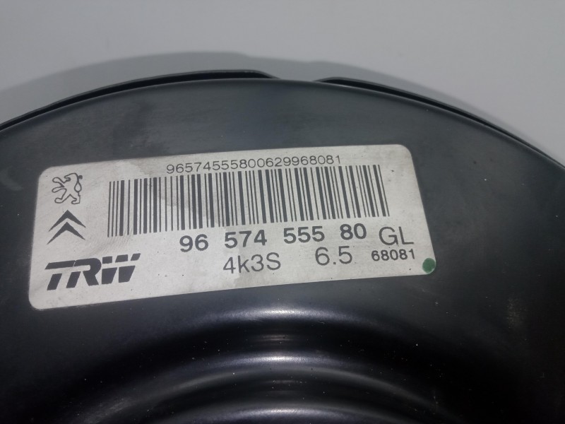 Recambio de servofreno para peugeot 207 1.4 16v cat (kfu / et3j4) referencia OEM IAM 9657455580 - 9657455580GL TRW 