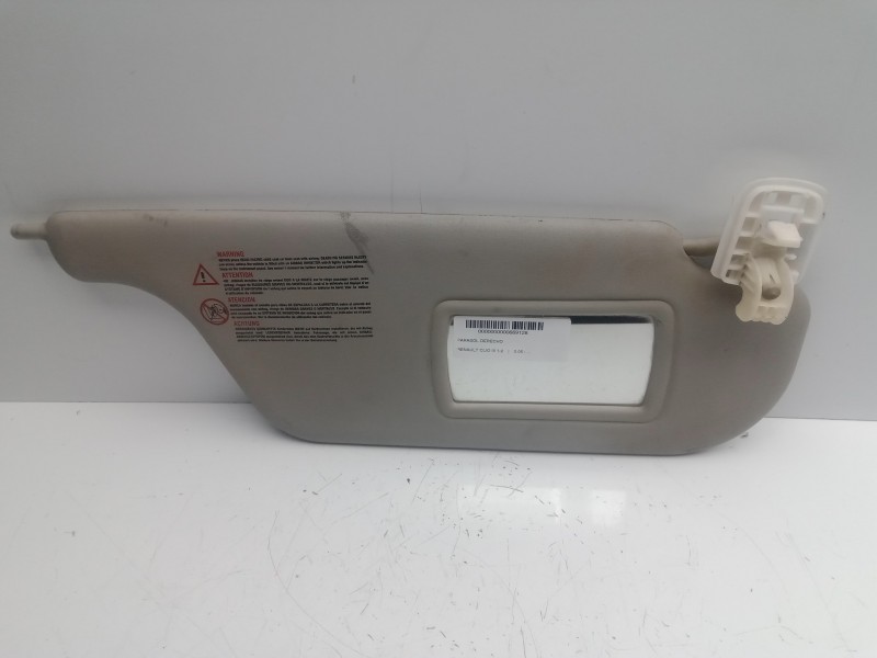 Recambio de parasol derecho para renault clio iii 1.2 referencia OEM IAM   