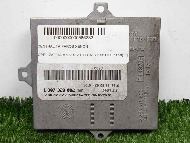 Recambio de centralita faros xenon para opel zafira a 2.2 16v dti cat (y 22 dtr / l50) referencia OEM IAM 1307329082  