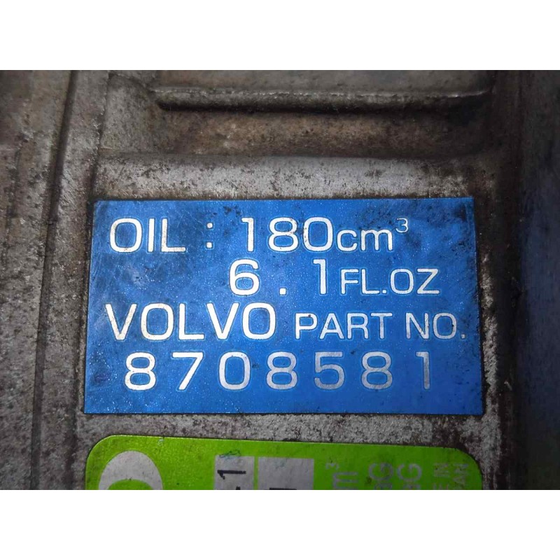 Recambio de compresor aire acondicionado para volvo s40 berlina 1.8 cat (1834 cm3) referencia OEM IAM 5060118741-8708581 ZEXEL -