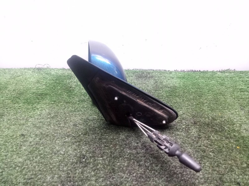 Recambio de retrovisor izquierdo para seat leon (1m1) 1.6 referencia OEM IAM 1M0857933 AZUL MANUAL - CUADRADO