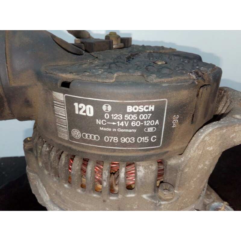 Recambio de alternador para audi 80/90 (893) 2.8 i. v6 referencia OEM IAM 0123505007-078903015C BOSCH 120 A