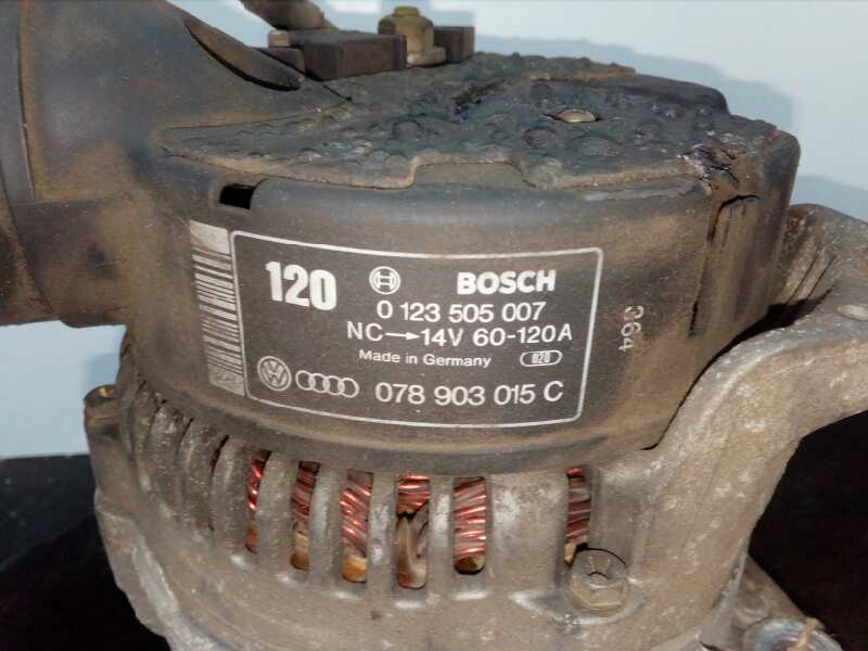 Recambio de alternador para audi 80/90 (893) 2.8 i. v6 referencia OEM IAM 0123505007-078903015C BOSCH 120 A