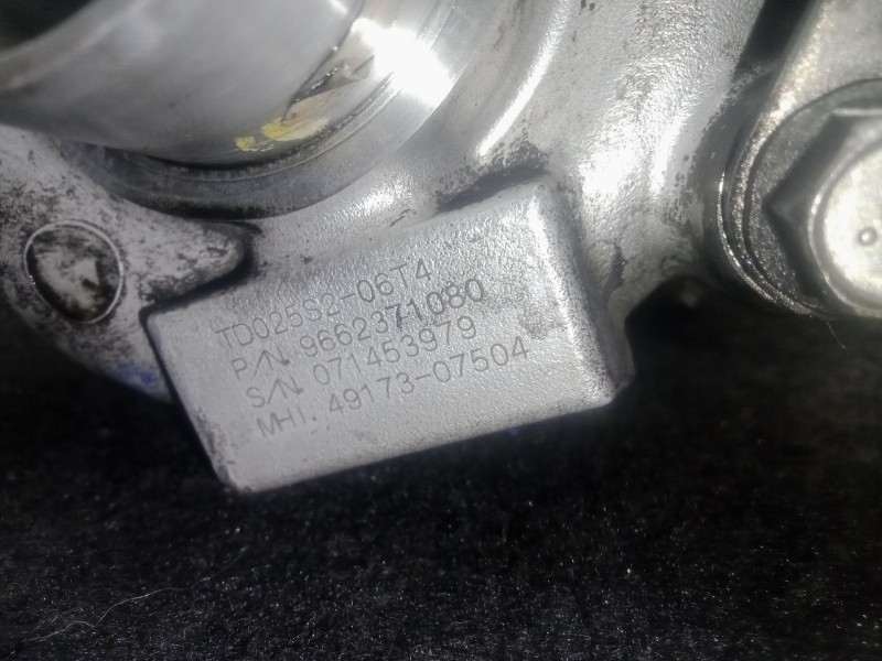Recambio de turbocompresor para citroën xsara picasso (n68) 1.6 hdi referencia OEM IAM 9662371080 - 4917307504 - TD025S206T4  