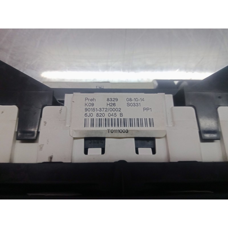 Recambio de mando calefaccion / aire acondicionado para seat ibiza (6j5) 1.2 tdi referencia OEM IAM 6J0820045B-90151372  