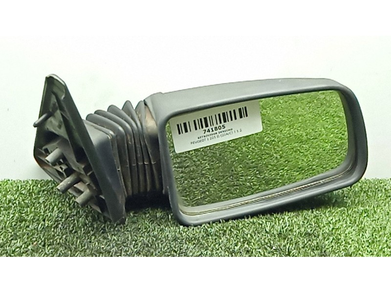 Recambio de retrovisor derecho para peugeot 205 ii (20a/c) 1.2 referencia OEM IAM SIN REFERENCIA PLASTICO.NEGRO MANUAL