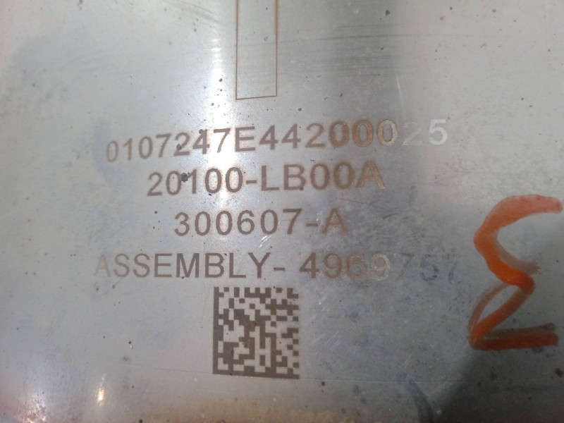 Recambio de filtro de particulas para nissan atleon tk3.95 (80.19) referencia OEM IAM 20100LB00A - 4931988  