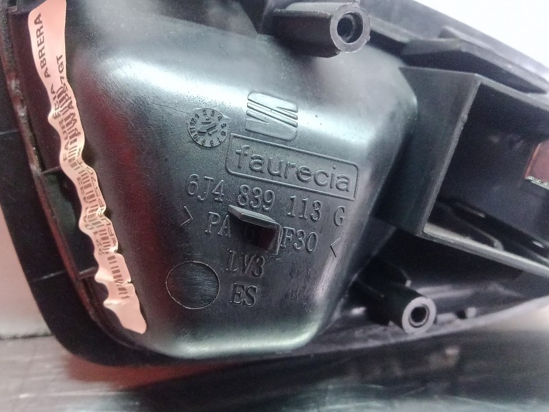 Recambio de maneta interior trasera izquierda para seat ibiza (6j5) 1.2 tdi referencia OEM IAM 6J4839113G  