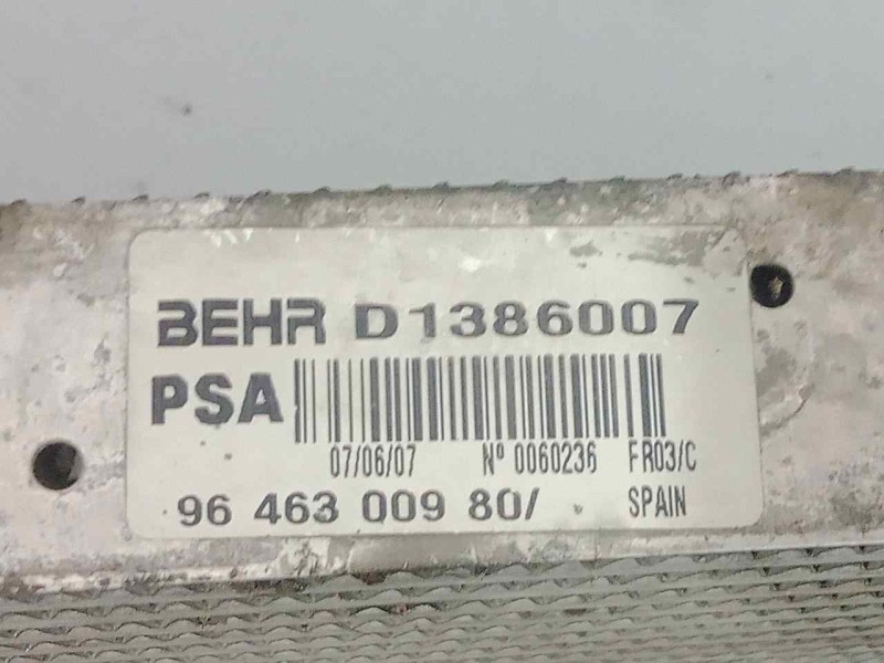 Recambio de intercooler para peugeot 407 2.2 hdi fap cat referencia OEM IAM 9646300980 365X725X34 ALUMINIO