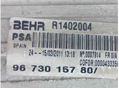 Recambio de intercooler para citroën c4 grand picasso 2.0 hdi fap referencia OEM IAM 9673015780 - R1402004 300X160X80 ALUMINIO 2