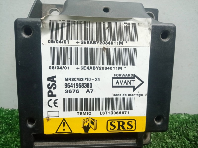 Recambio de centralita airbag para citroën c5 berlina 2.0hdi referencia OEM IAM 9641968380  