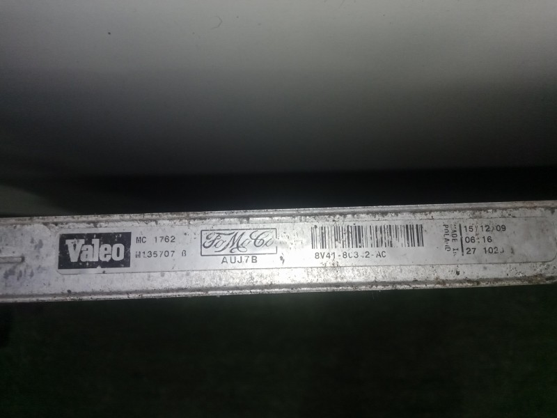 Recambio de radiador agua para ford kuga (cbv) 2.0 tdci cat referencia OEM IAM 8V4180342AC-M135707B-6G918005DC-989298WG VALEO 