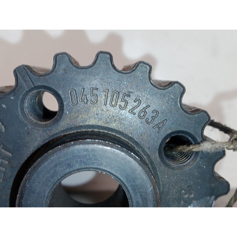 Recambio de polea cigueñal para volkswagen polo (9n3) 1.4 tdi referencia OEM IAM 045105243C SOLO PIÑON 