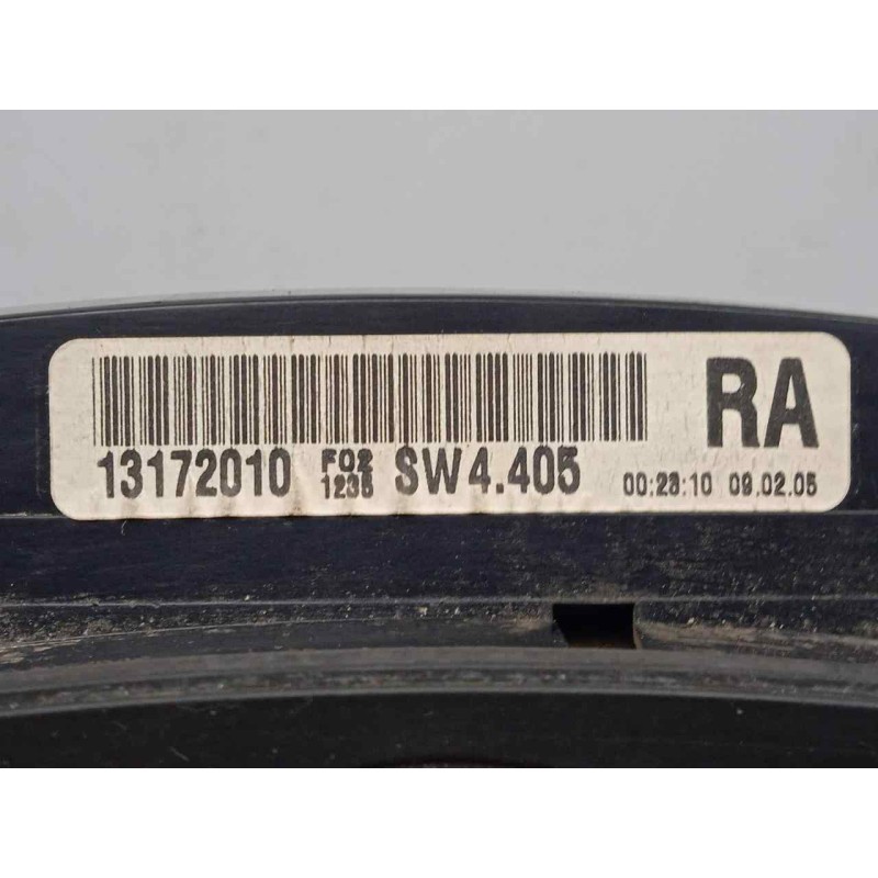 Recambio de cuadro instrumentos para opel astra h berlina 1.6 16v referencia OEM IAM 13172010 ASTRA.H 