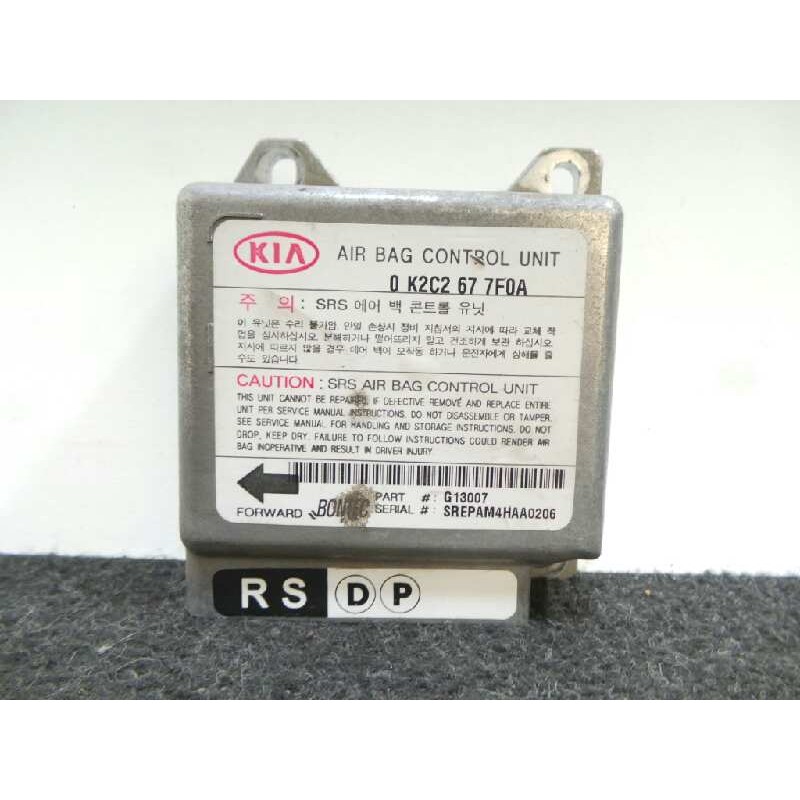 Recambio de centralita airbag para kia carens 1.8 cat referencia OEM IAM 0K2C2677F0A-G13007  