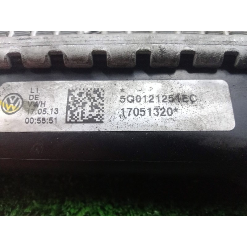 Recambio de radiador agua para volkswagen golf vii lim. 1.6 tdi dpf referencia OEM IAM 5Q0121251EC-17051320  