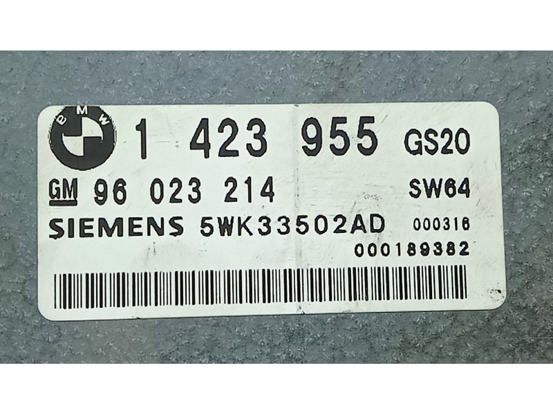 Recambio de centralita cambio automatico para bmw 5 (e39) 525 d referencia OEM IAM 1423955 - 96023214 - 5WK33502AD  