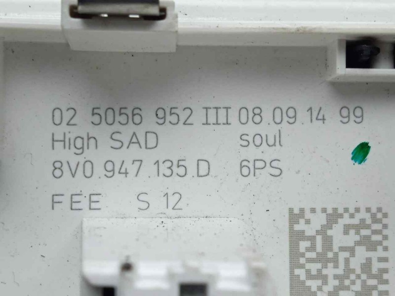 Recambio de luz interior para audi a3 sedán(8vs) 2.0 16v tdi referencia OEM IAM 8V0947135D - 025056952  