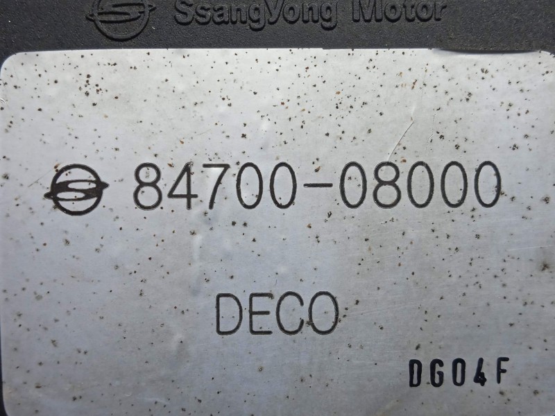 Recambio de caja precalentamiento para ssangyong rodius 2.7 turbodiesel cat referencia OEM IAM 8470008000  