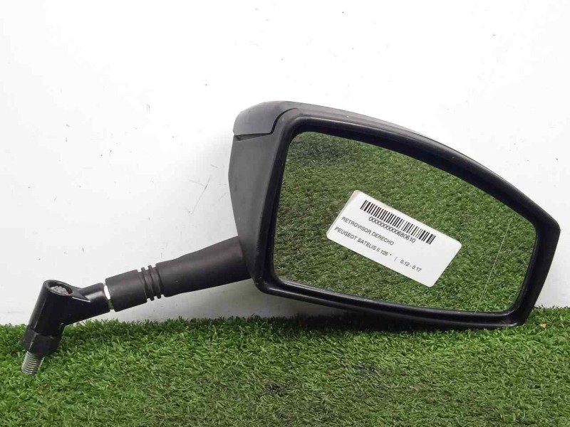 Recambio de retrovisor derecho para peugeot satelis ii 125 referencia OEM IAM SIN REFERENCIA MANUAL NEGRO