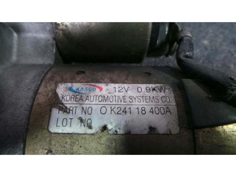 Recambio de motor arranque para kia carens 1.8 cat referencia OEM IAM OK24118400A KASCO 