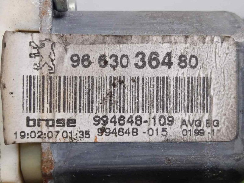 Recambio de motor elevalunas delantero izquierdo para peugeot 407 sw 1.6 hdi referencia OEM IAM 9663036480 - 1137328400  