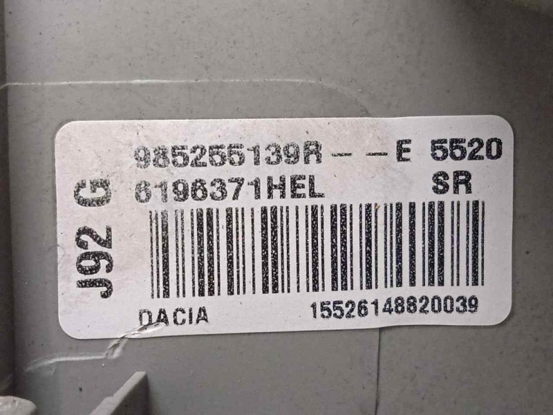 Recambio de airbag delantero derecho para dacia dokker 1.5 dci diesel fap cat referencia OEM IAM 985255139R  
