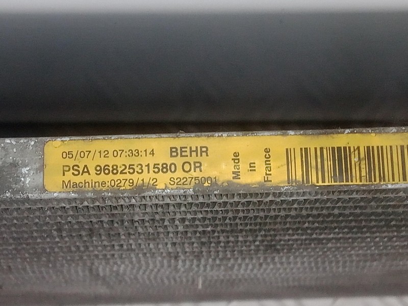 Recambio de condensador / radiador aire acondicionado para citroën c4 lim. 1.6 hdi fap referencia OEM IAM 9682531580  
