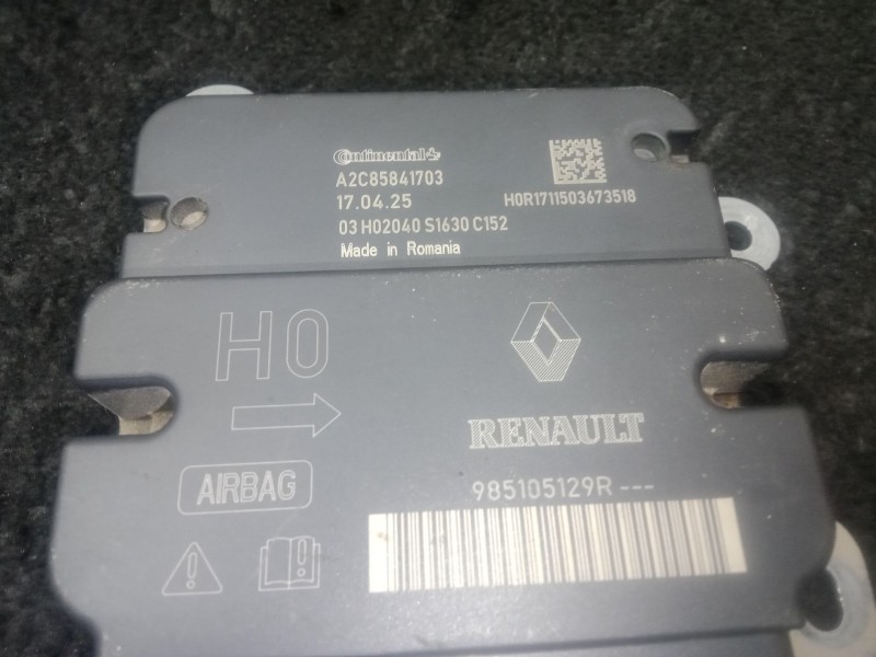 Recambio de centralita airbag para dacia duster (hs_) 1.5 dci (hsmc) referencia OEM IAM 985105129R - A2C85841703 CONTINENTAL 