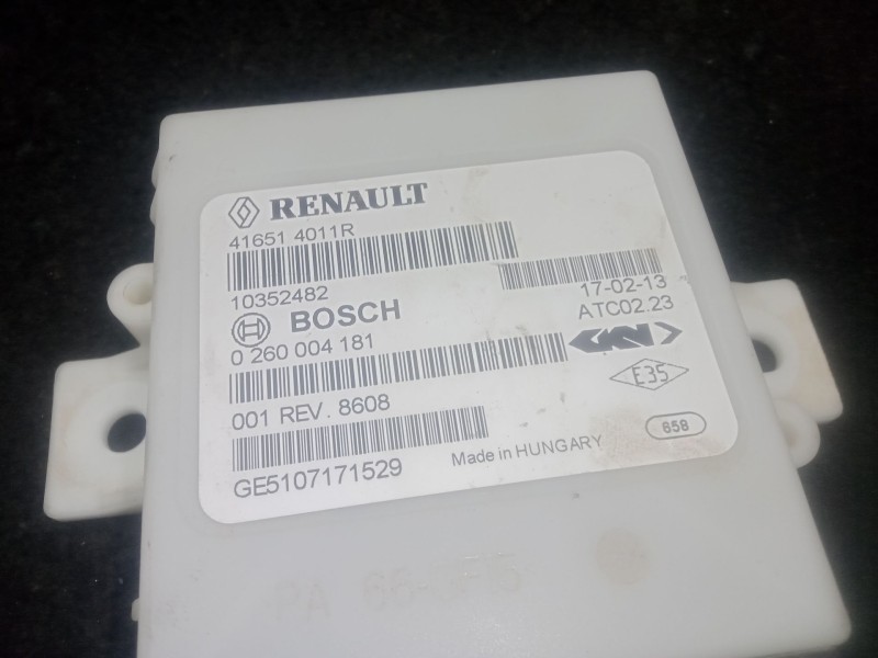 Recambio de modulo electronico para dacia duster (hs_) 1.5 dci (hsmc) referencia OEM IAM 0260004181 - 416514011R BOSCH 