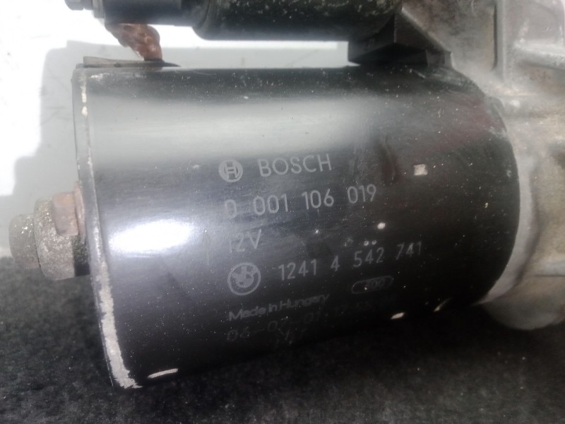 Recambio de motor arranque para mini mini (r50, r53) one referencia OEM IAM 0001106019 - 12414542741 - 4542741 BOSCH 