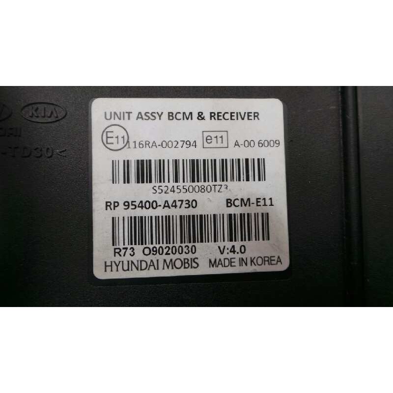 Recambio de modulo electronico para kia carens ( ) 1.7 crdi cat referencia OEM IAM 95400A4730  
