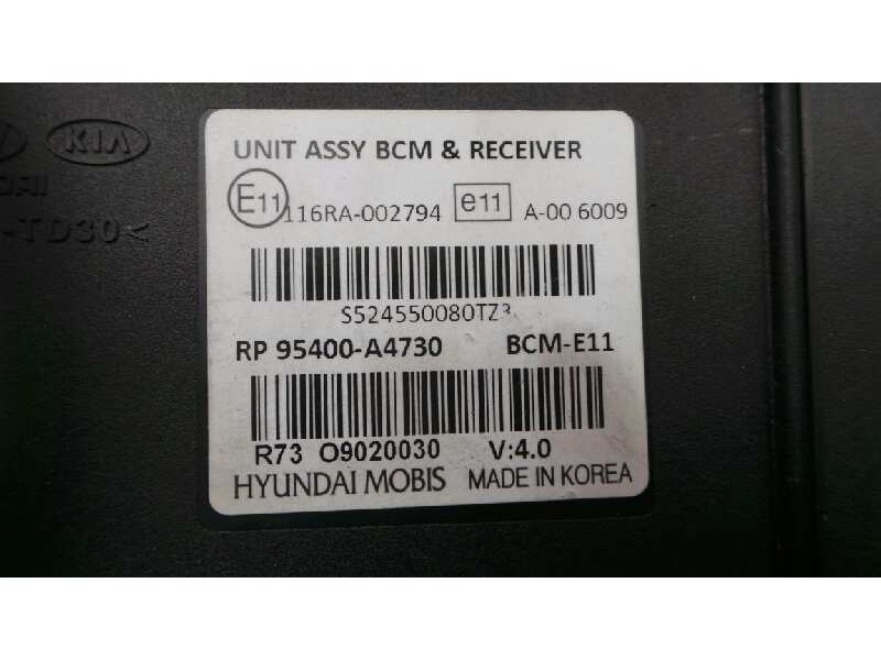 Recambio de modulo electronico para kia carens ( ) 1.7 crdi cat referencia OEM IAM 95400A4730  
