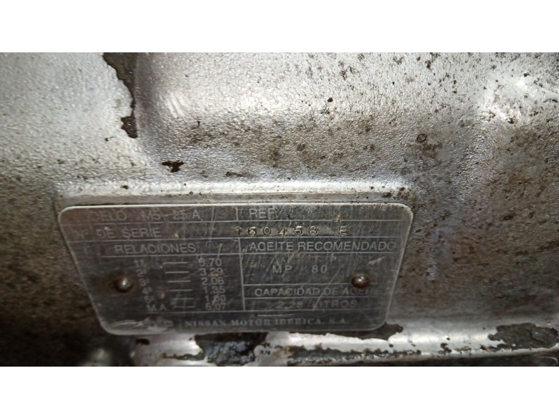 Recambio de caja cambios para nissan l-35 2.8 referencia OEM IAM M525A 5 VELOCIDADES 