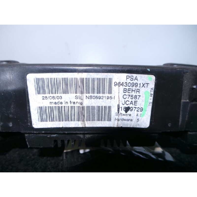 Recambio de mando climatizador para peugeot 307 break / sw (s1) 2.0 hdi cat referencia OEM IAM 96430991XT  