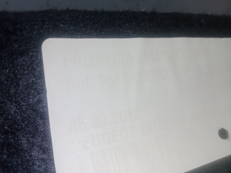 Recambio de bandeja trasera para citroën c4 ii (nc_) 1.4 vti 95 referencia OEM IAM 96874780ZD  