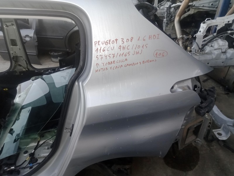 Recambio de aletin trasero izquierdo para peugeot 308 1.6 16v e-hdi fap referencia OEM IAM   