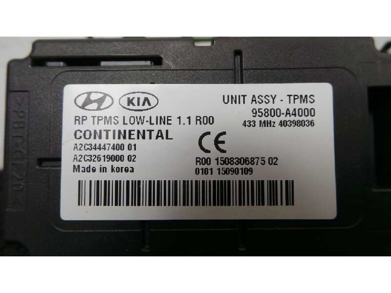 Recambio de modulo electronico para kia carens ( ) 1.7 crdi cat referencia OEM IAM 95800A4000-A2C34447400-A2C32619000 CONTINENTA