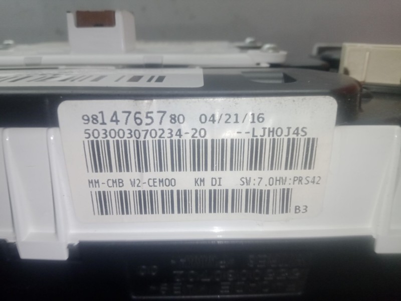 Recambio de cuadro instrumentos para peugeot 508 sw i (8e_) 2.0 bluehdi 150 referencia OEM IAM 9814765780 - 50300307023420  